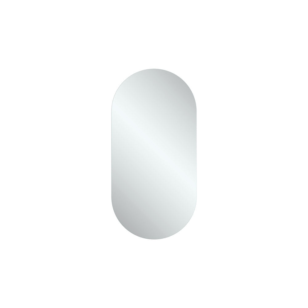 Roma Frameless Oval Mirror