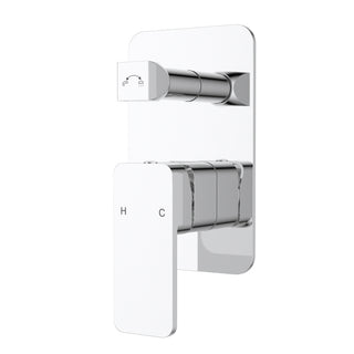 Elegant Wall Mixer with Diverter Chrome