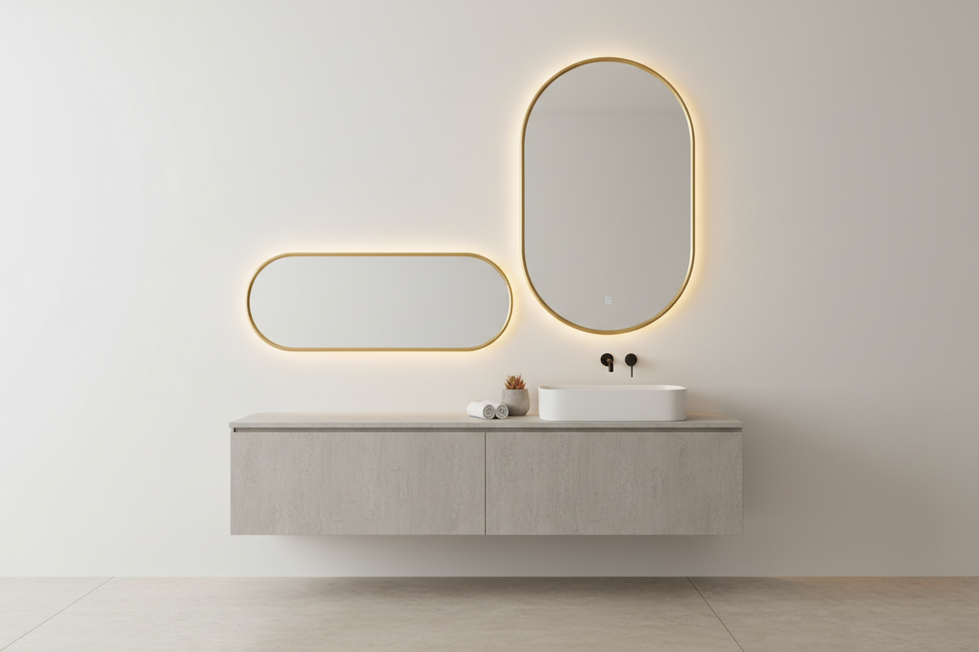 Bathroom Mirror Shapes - Arch, Round, Rectangular and More