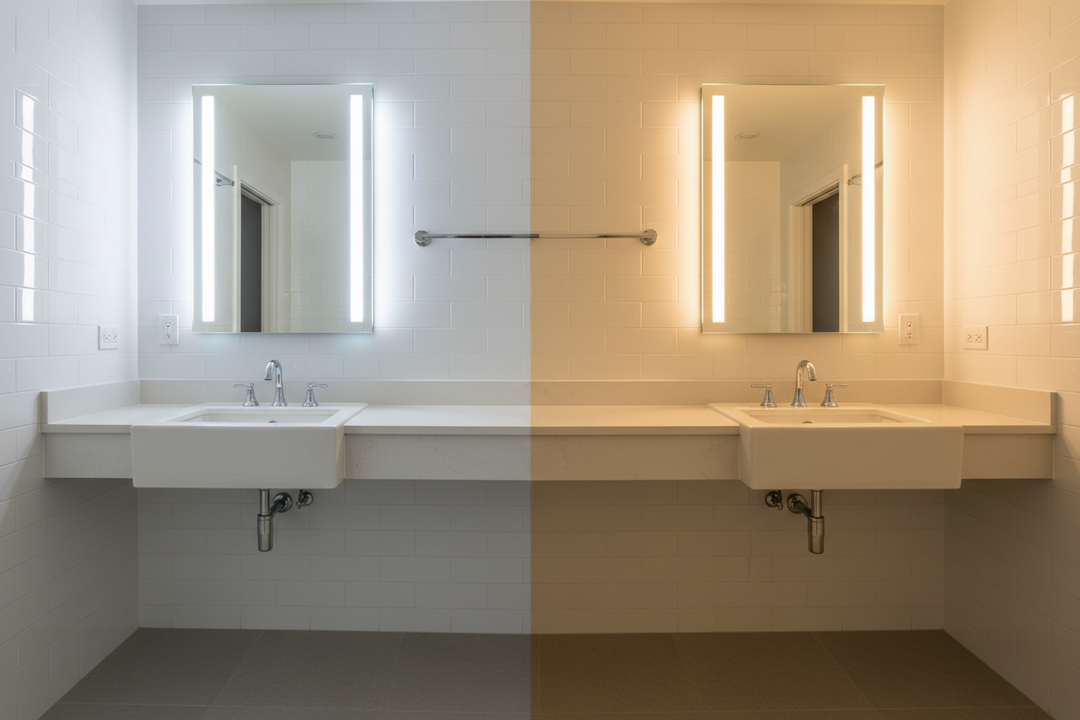 Bathroom Mirror Lighting - LED vs Traditional