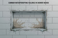 Shower Niche Waterproofing - Why It Fails and How to Fix It
