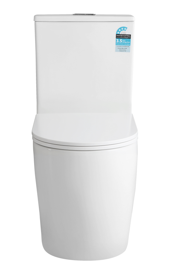 Siena Curve Tornado Rimless Back-to-Wall Toilet Suite