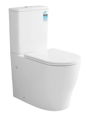 Siena Comfort Height Tornado Rimless Back-to-Wall Toilet Suite