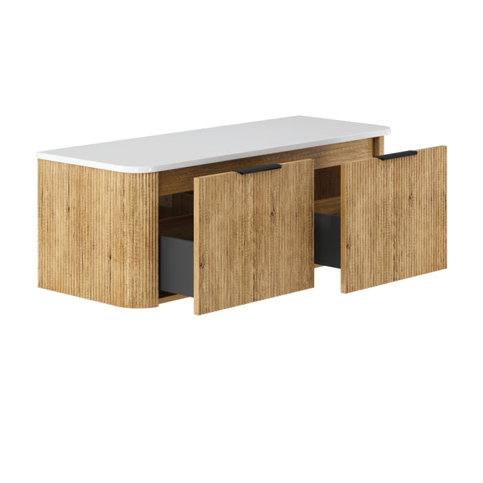 Fienza Minka Curved Wall Hung Cabinet image 24