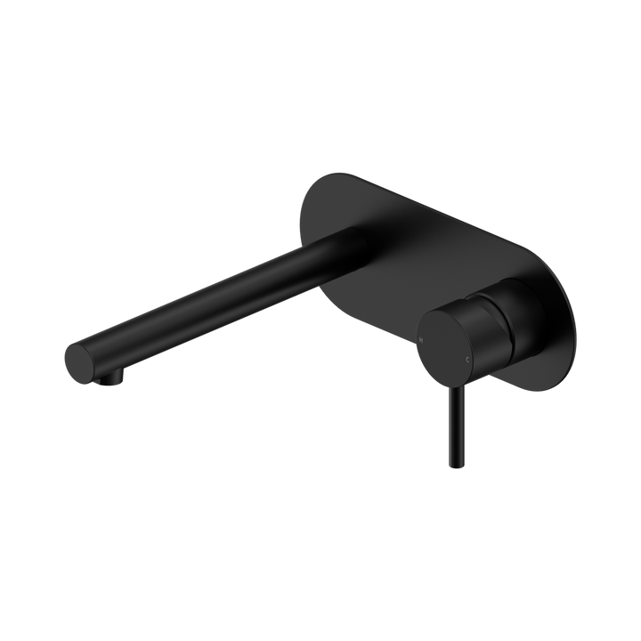 Dolce II Wall Basin/Bath Mixer w/ Backplate