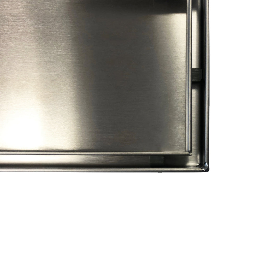 Radiant Linear Tile Insert Floor Grate angled view