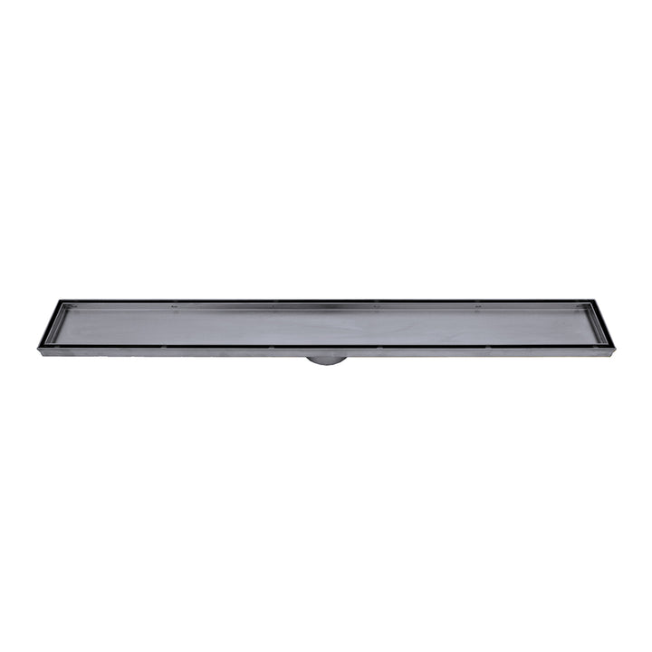 Radiant Linear Tile Insert Floor Grate Gun Metal Grey