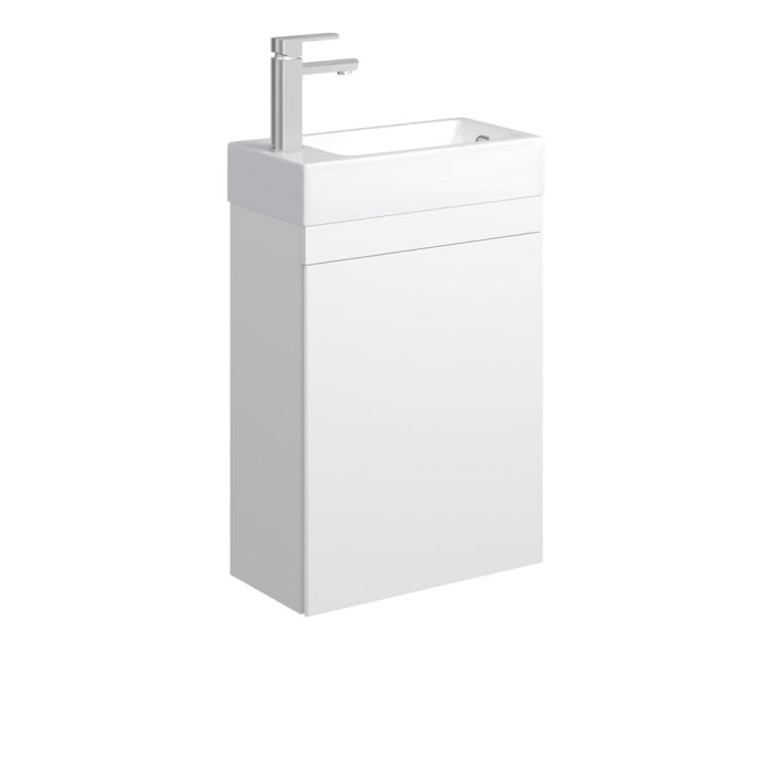 Fienza Edge Ensuite Wall-Hung Vanity with Overflow 450mm / Satin White