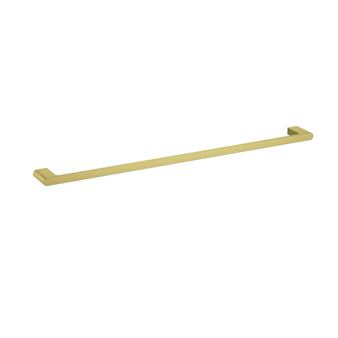 Sora Single Towel Rail 800mm Brushed Gold