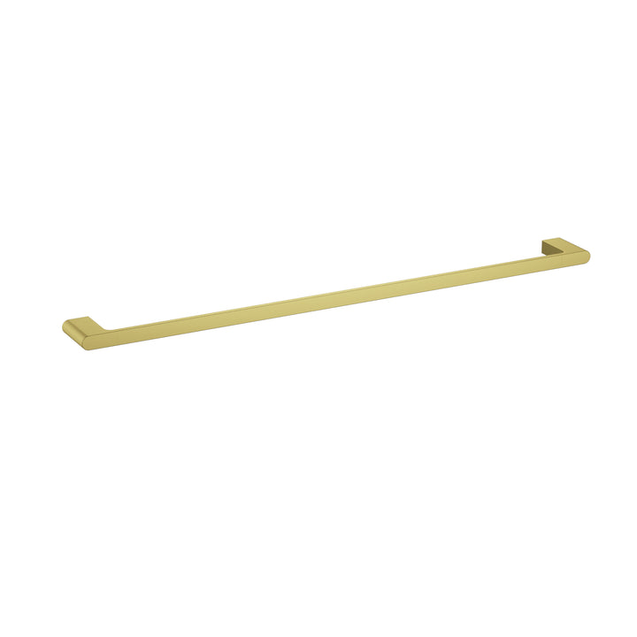 Sora Single Towel Rail 800mm Brushed Gold
