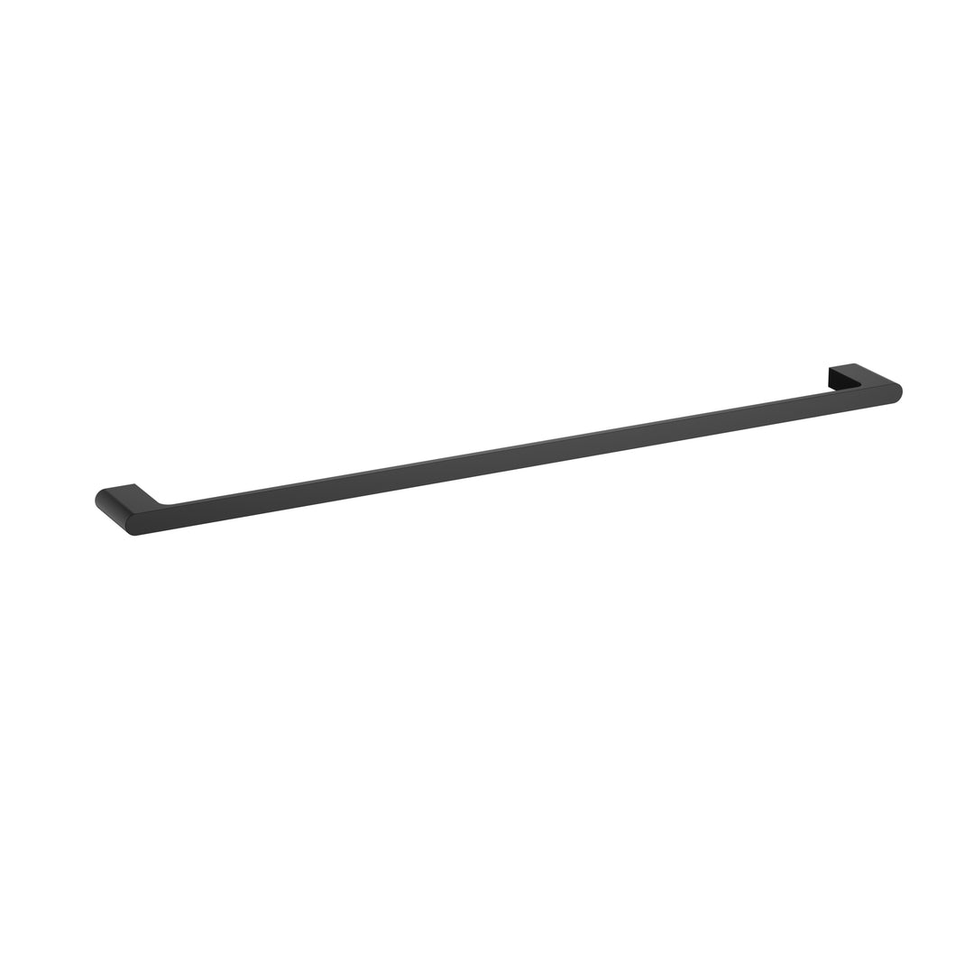 Sora Single Towel Rail 800mm Matt Black