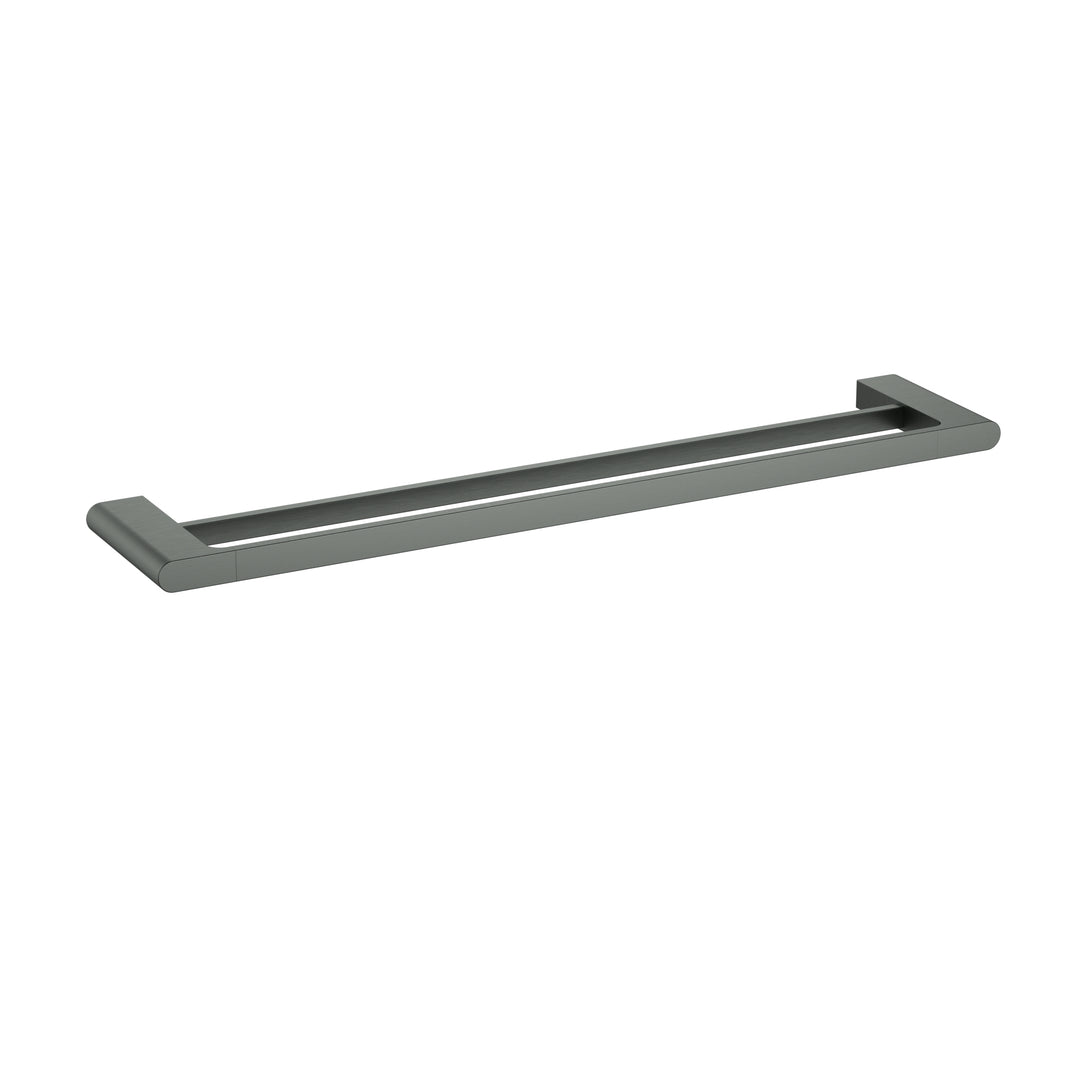 Sora Double Towel Rail 600mm Gunmetal