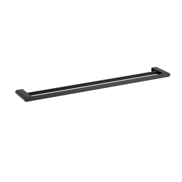 Sora Double Towel Rail 800mm Matt Black