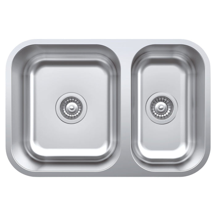 Tiva Double Bowl Kitchen Sink | 670, 780 & 785mm