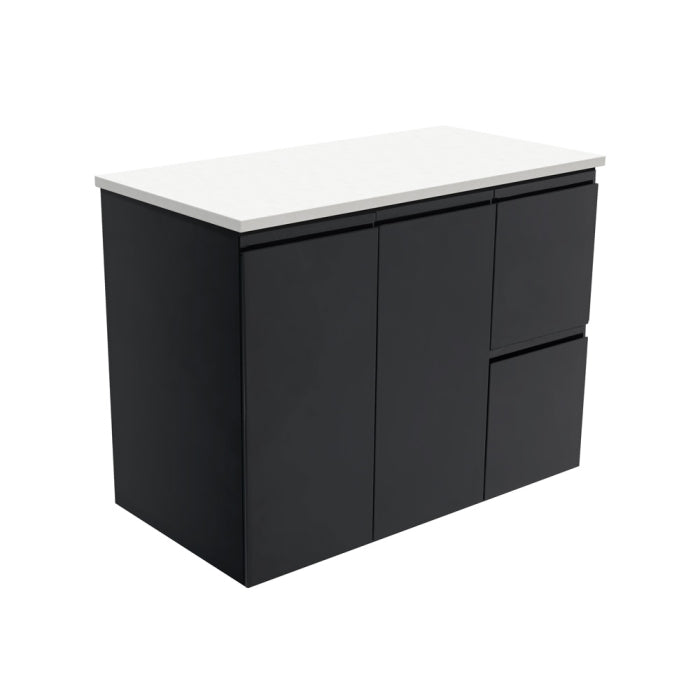 Fienza Fingerpull Wall-Hung Cabinet, Right Hand Drawers - Right Drawer image 6