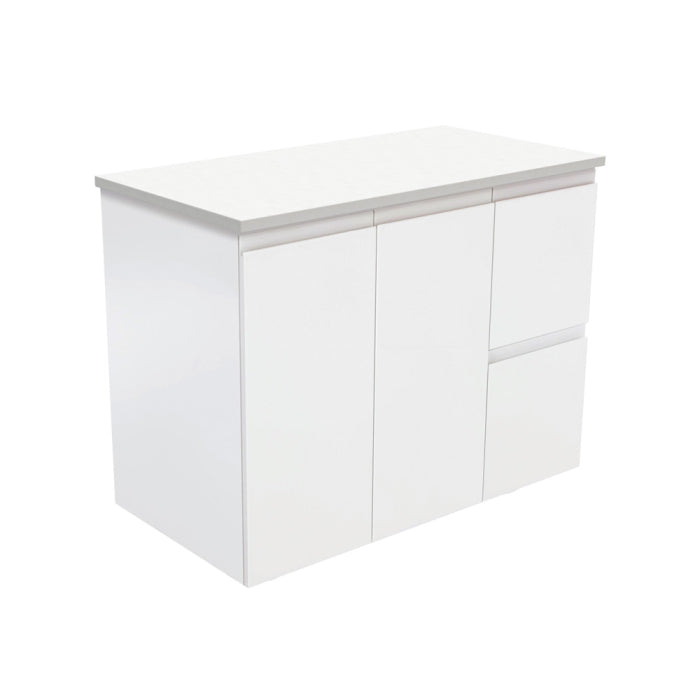 Fienza Fingerpull Wall-Hung Cabinet, Right Hand Drawers - Right Drawer image 8