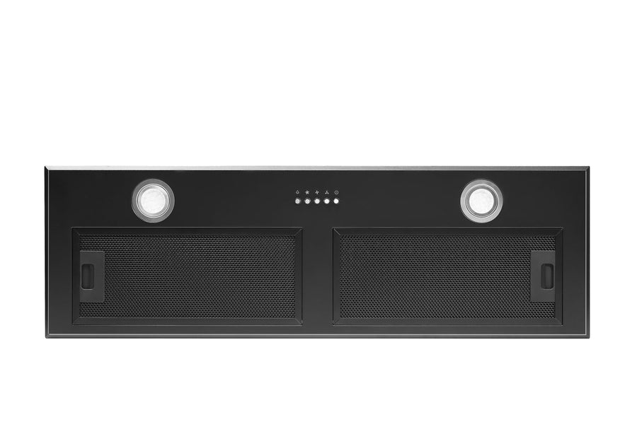 Di Lusso 900mm Black Undermount Concealed Hood (CE928BP)