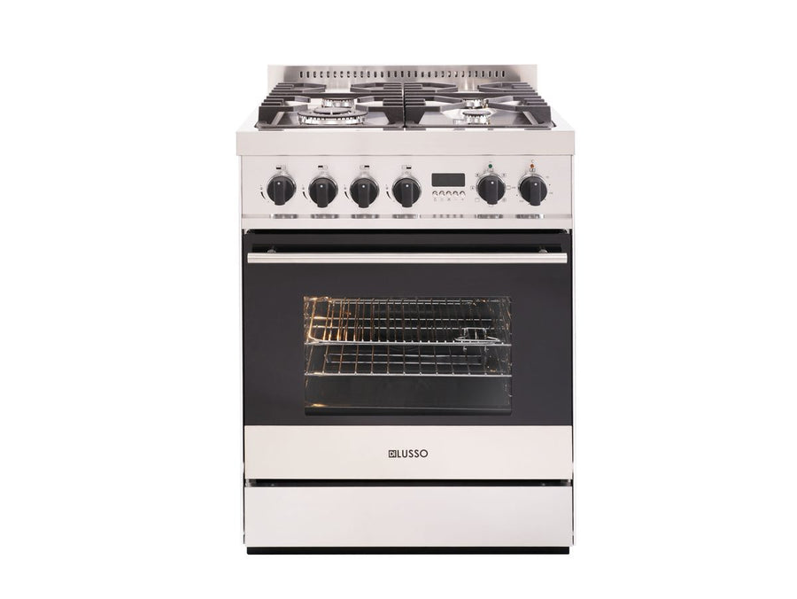 Di Lusso 600mm Freestanding Dual Fuel Cooker (FS607G04DS)