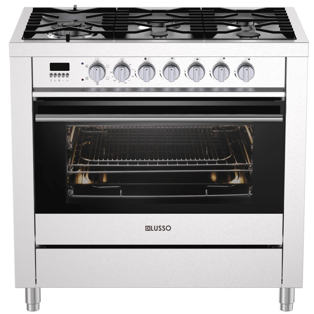 Di Lusso 900mm Freestanding Dual Fuel Cooker (FS910G5SSD)