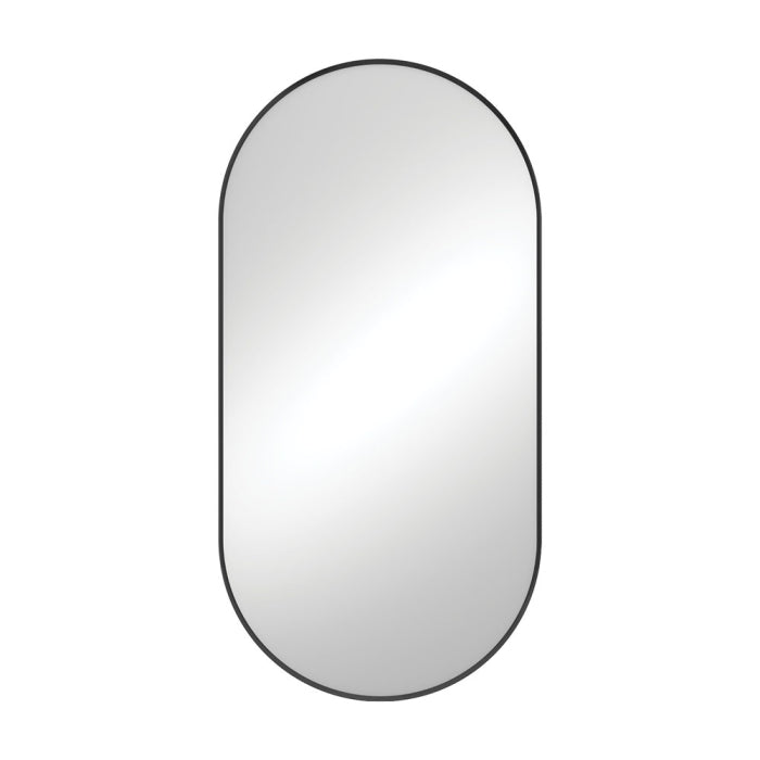 Fienza Empire Framed Mirror 1200mm Matte Black