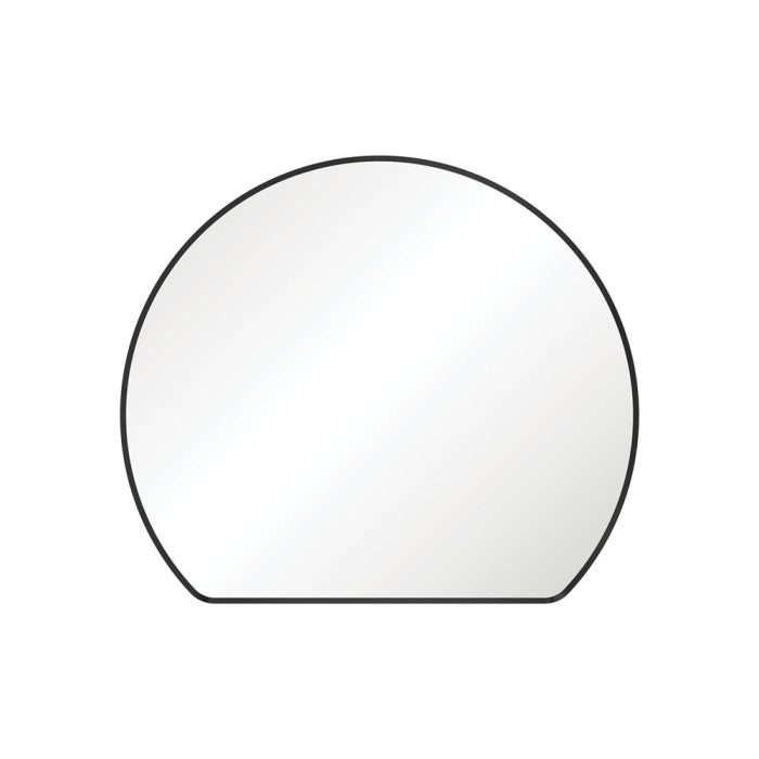 Fienza Sunrise Round Framed Mirror Matte Black