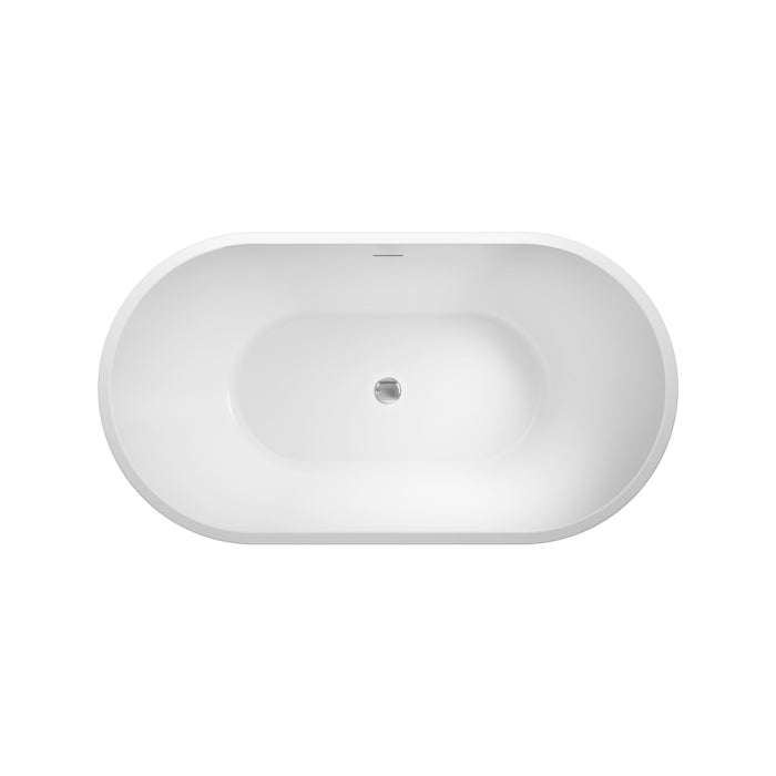 Fienza Austin Freestanding Acrylic Bath with Overflow image 8
