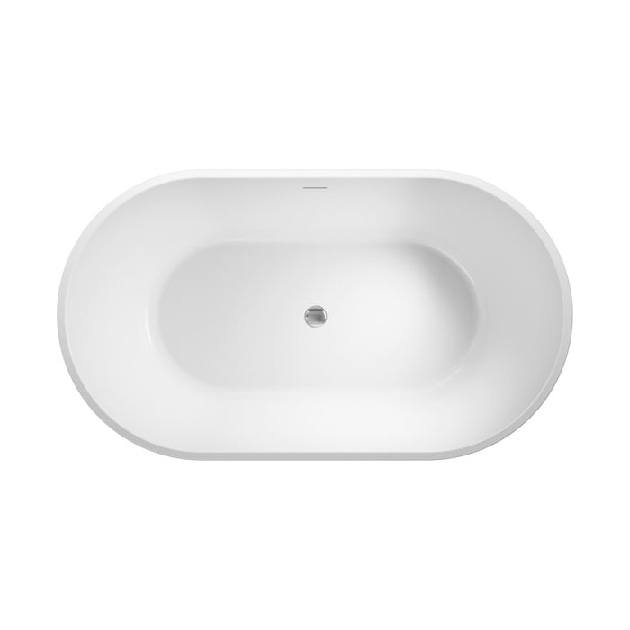 Fienza Austin Freestanding Acrylic Bath with Overflow image 12