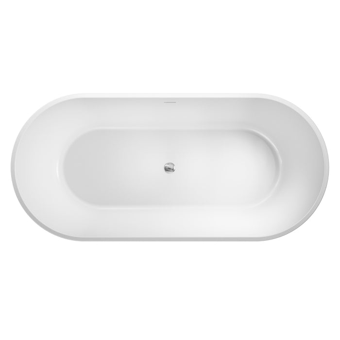 Fienza Austin Freestanding Acrylic Bath with Overflow image 21