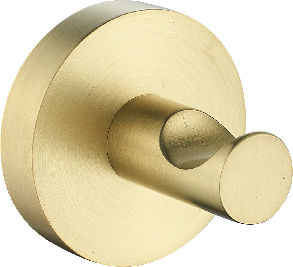 Evie Robe Hook Brushed Gold