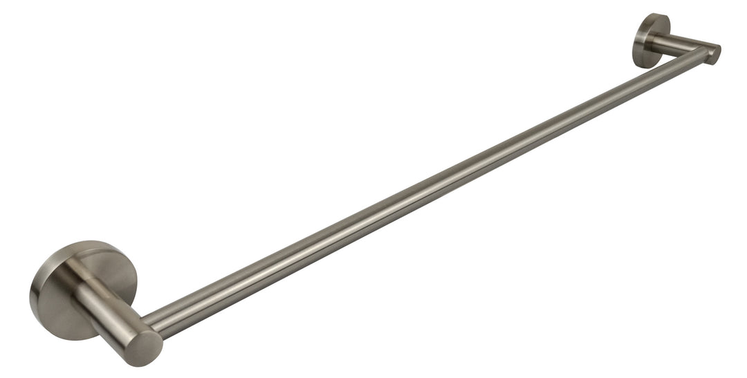 Evie Single Towel Rail Brushed Nickel