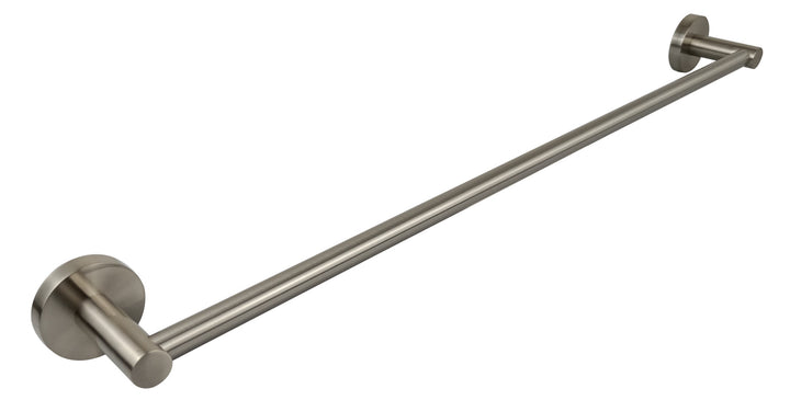 Evie Single Towel Rail Brushed Nickel