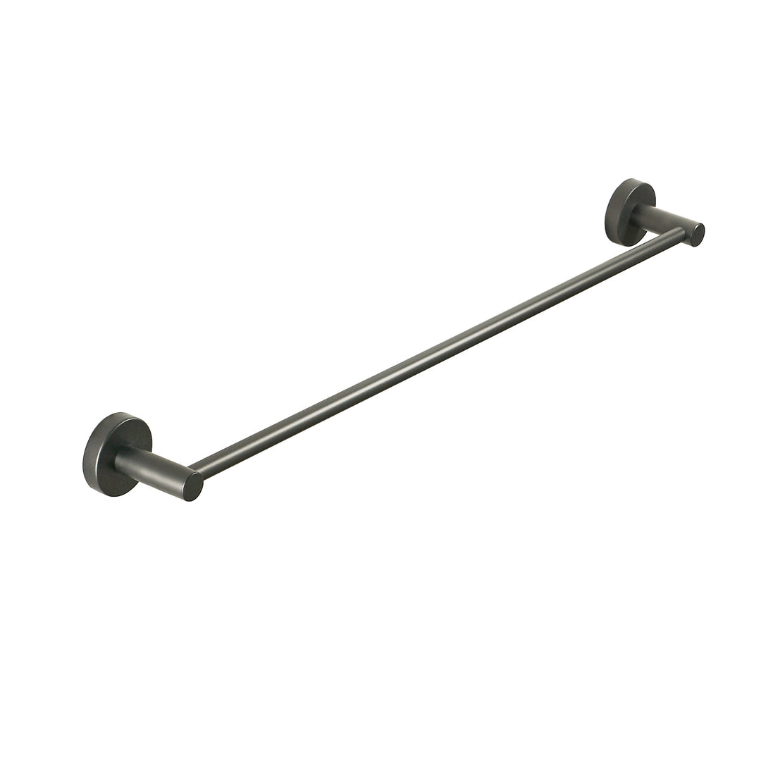 Evie Single Towel Rail Gunmetal