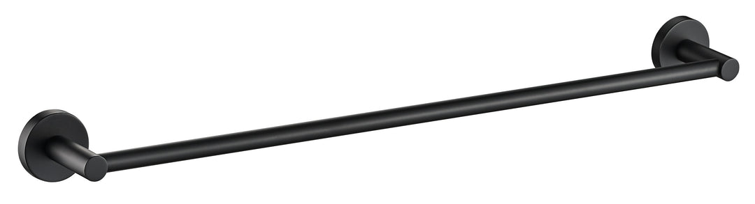 Evie Single Towel Rail Matt Black