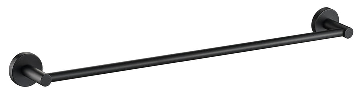 Evie Single Towel Rail Matt Black