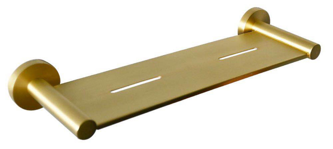 Evie Metal Shelf Brushed Gold