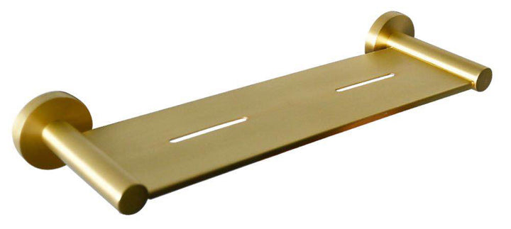 Evie Metal Shelf Brushed Gold