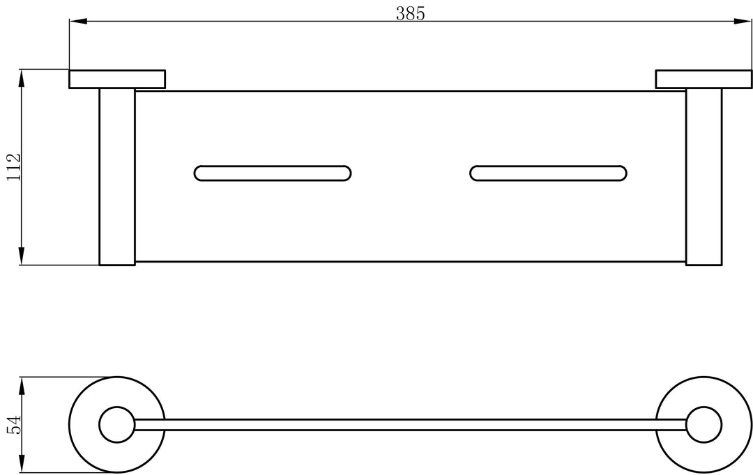 Evie Metal Shelf dimensions
