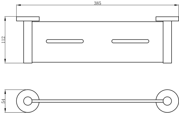 Evie Metal Shelf dimensions