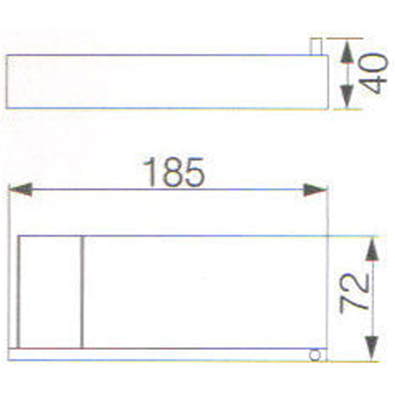 Impressions Seto Toilet Roll Holder dimensions