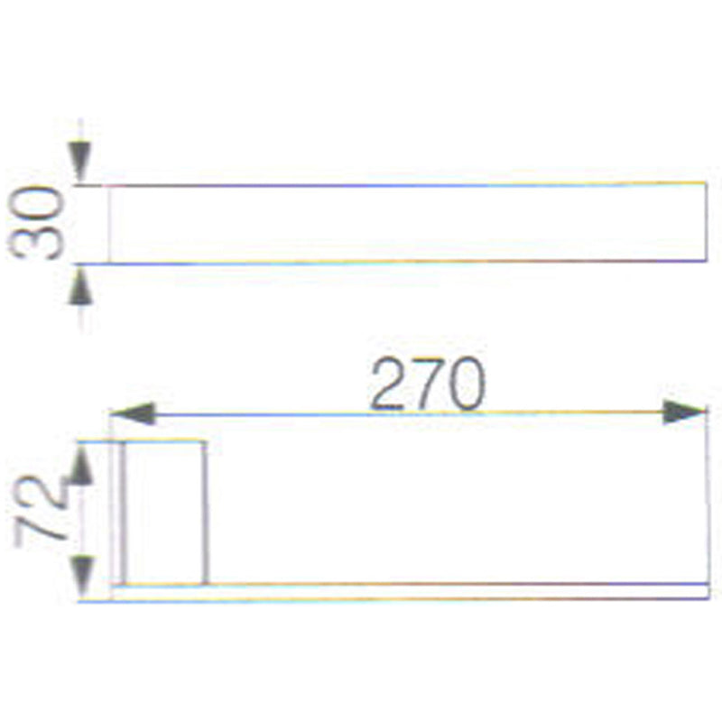 Impressions Seto Towel Holder dimensions