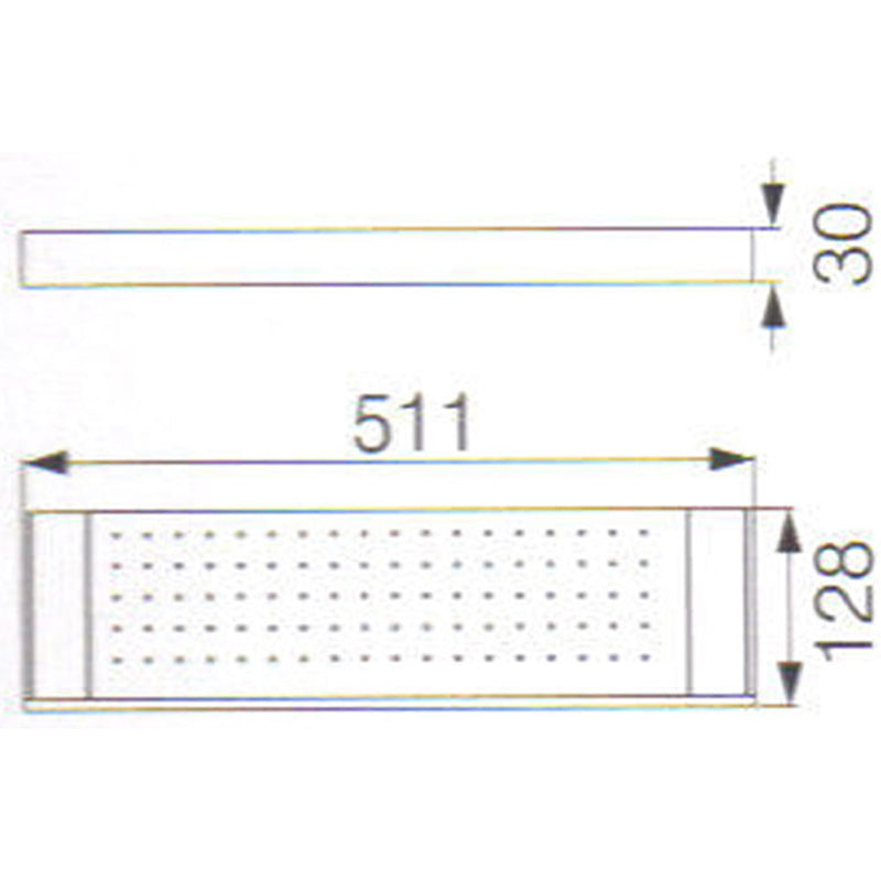 Impressions Seto Glass Shelf dimensions