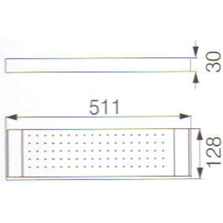 Impressions Seto Glass Shelf dimensions