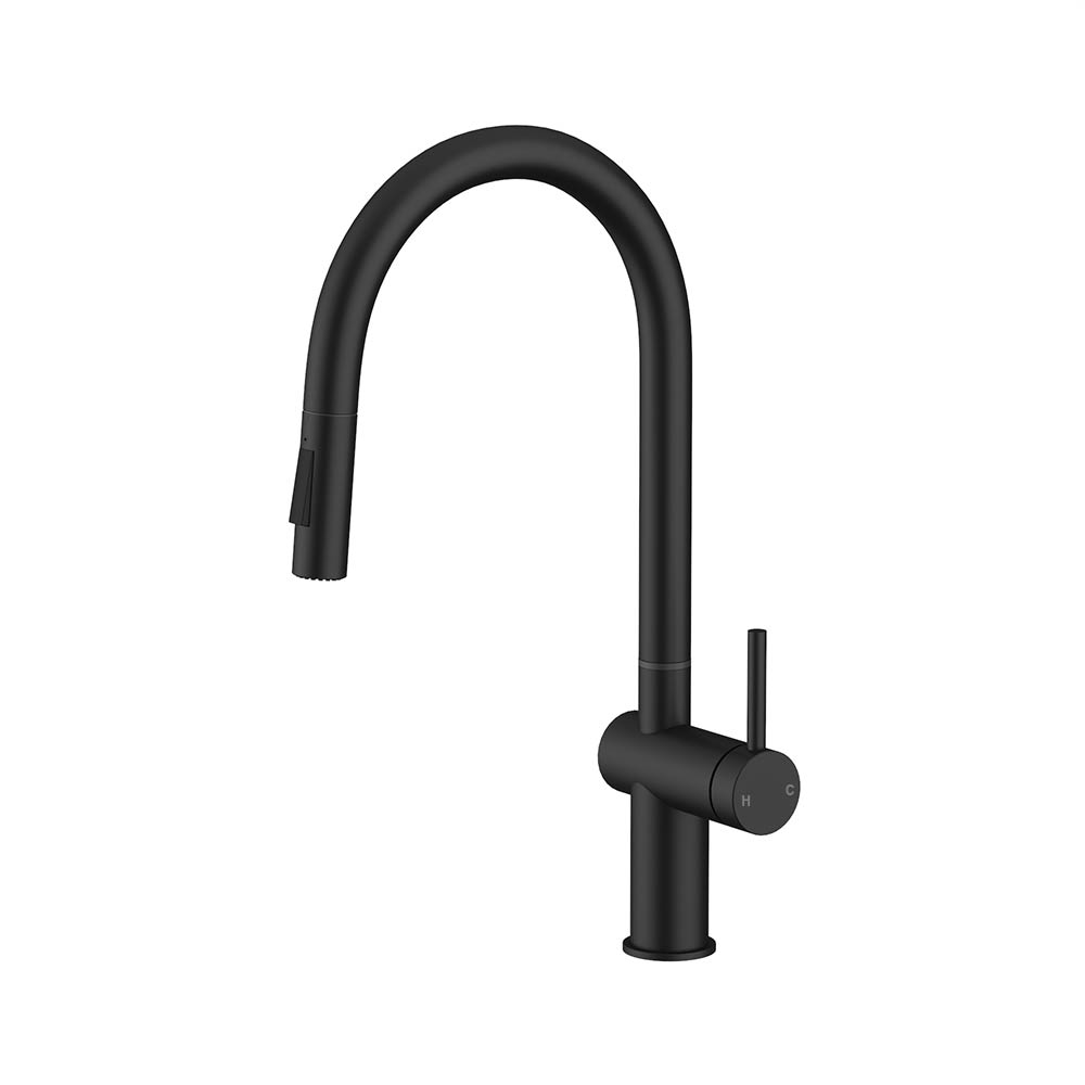 Ares MK2 Pull-Down Sink Mixer Matt Black