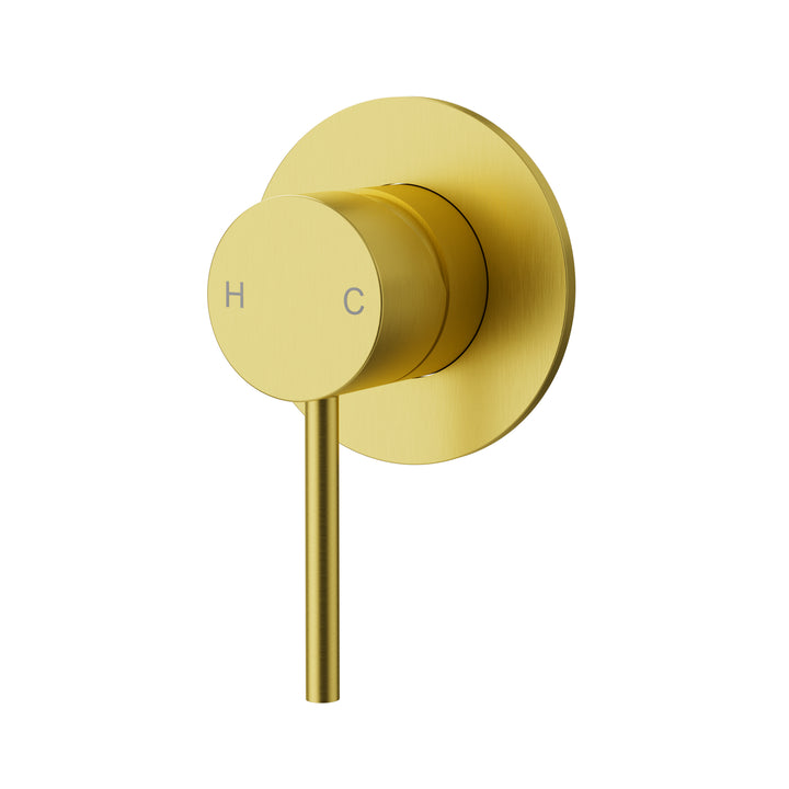 Ava Wall Mixer Brushed Gold