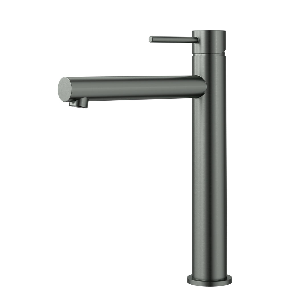 Ava High-Rise Basin Mixer Gunmetal