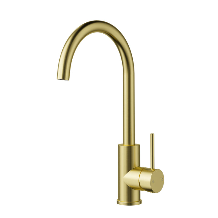 Ava Sink Mixer Brushed Gold