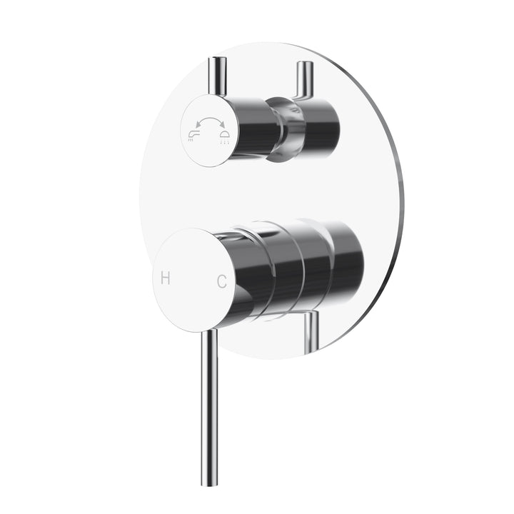 Ava Wall Mixer with Diverter Chrome
