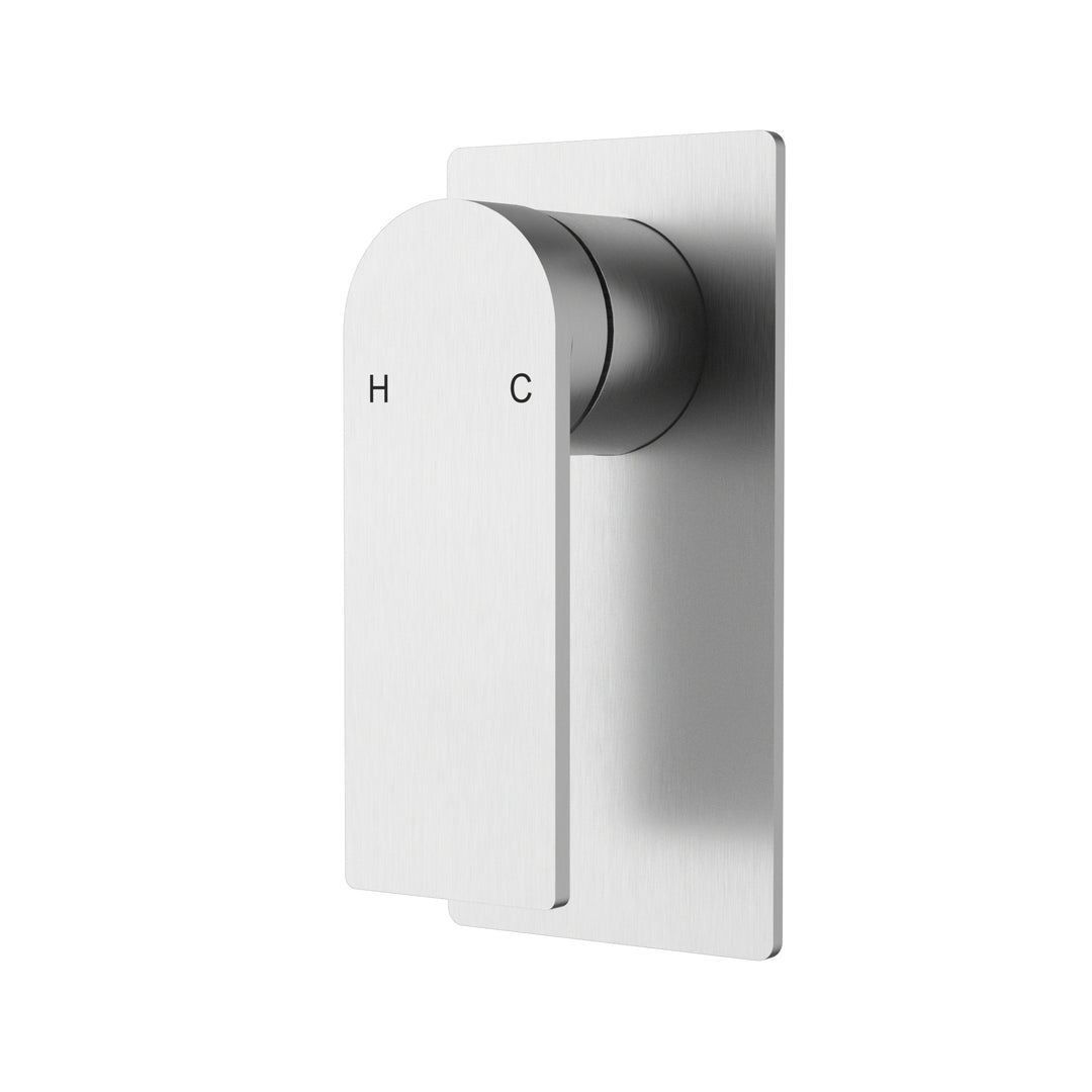 Evie Wall Mixer Brushed Nickel