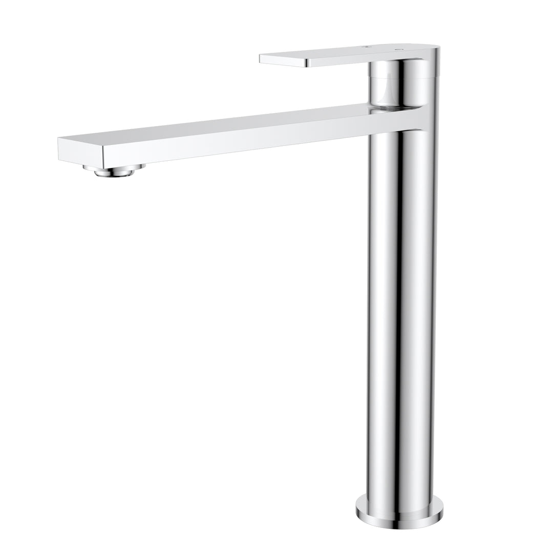 Evie High-Rise Basin Mixer Chrome