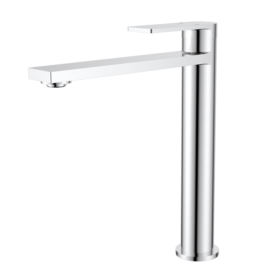 Evie High-Rise Basin Mixer Chrome